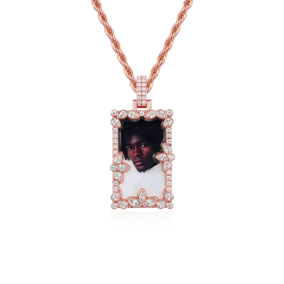 Custom Special Cut Spliced Picture Pendant