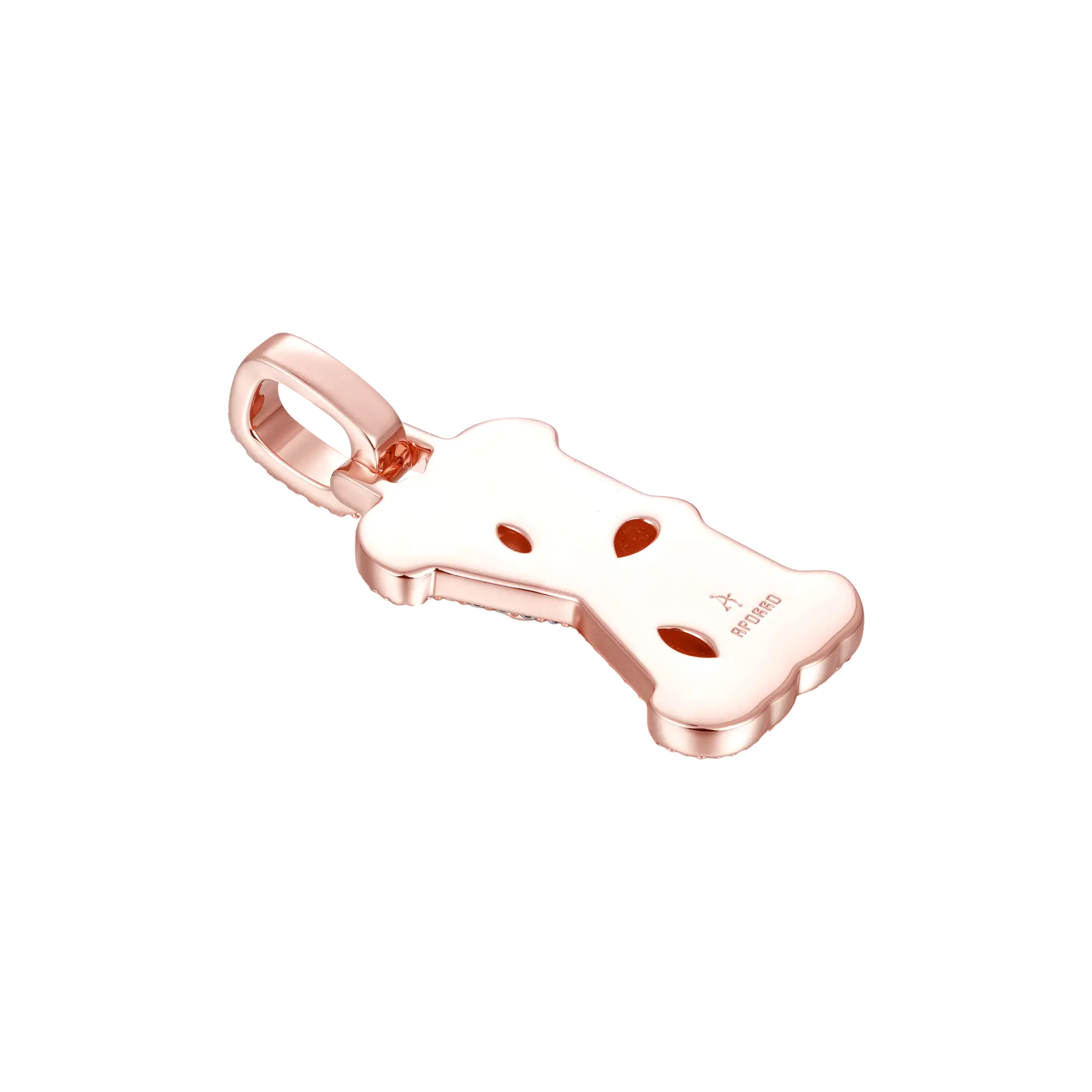 Custom Bone Font Pendant