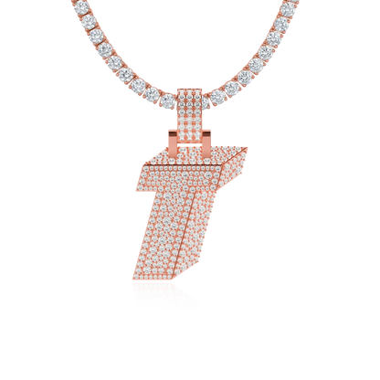 Custom 3D University Logo Pendant