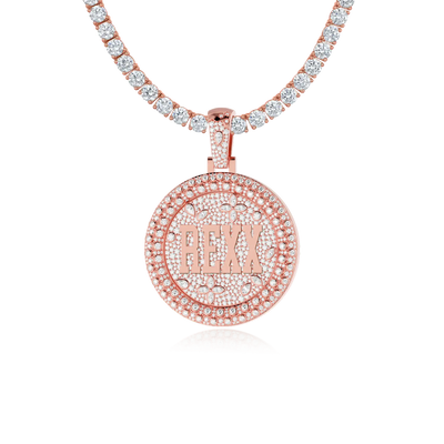 Custom Rotating Disc Pendant-38mm