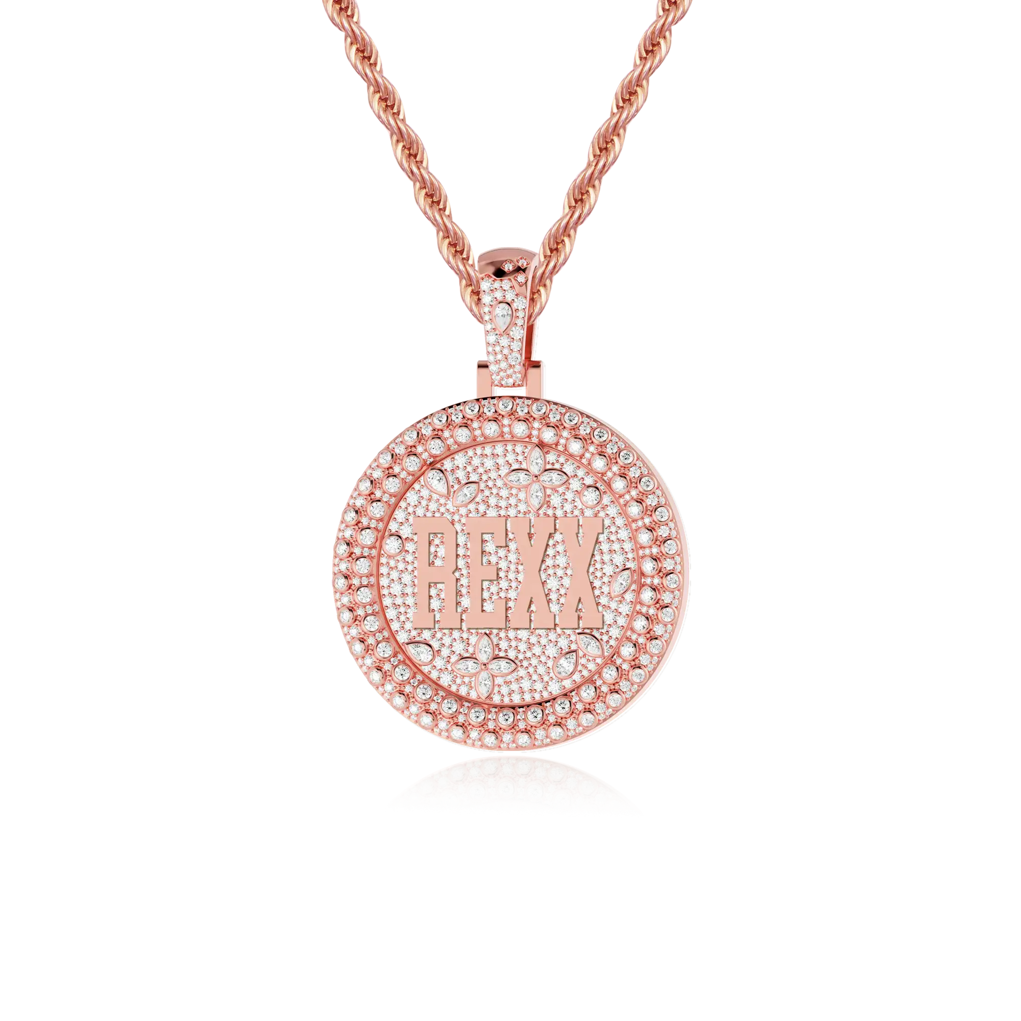 Custom Rotating Disc Pendant-38mm