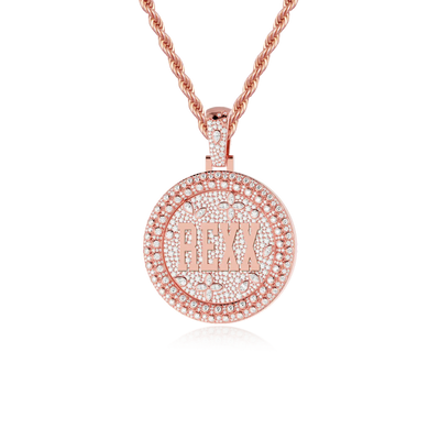 Custom Rotating Disc Pendant-38mm