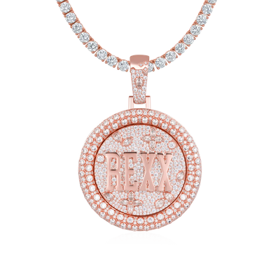 Custom Rotating Disc Pendant - 51mm