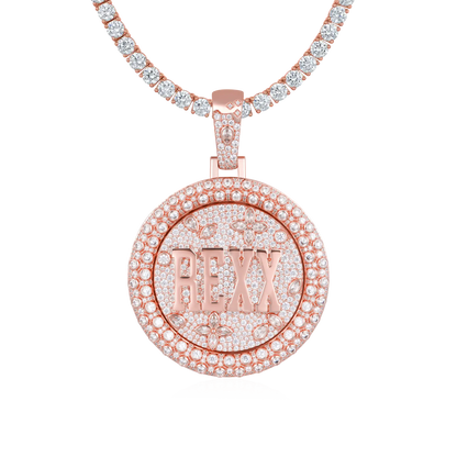 Custom Rotating Disc Pendant - 51mm