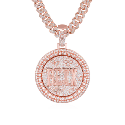 Custom Rotating Disc Pendant - 51mm