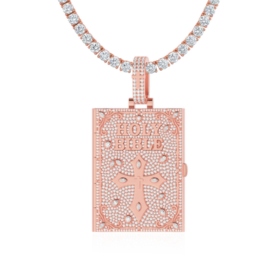 Custom Ice Bible Photo Pendant - 51mm