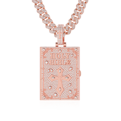 Custom Ice Bible Photo Pendant - 51mm