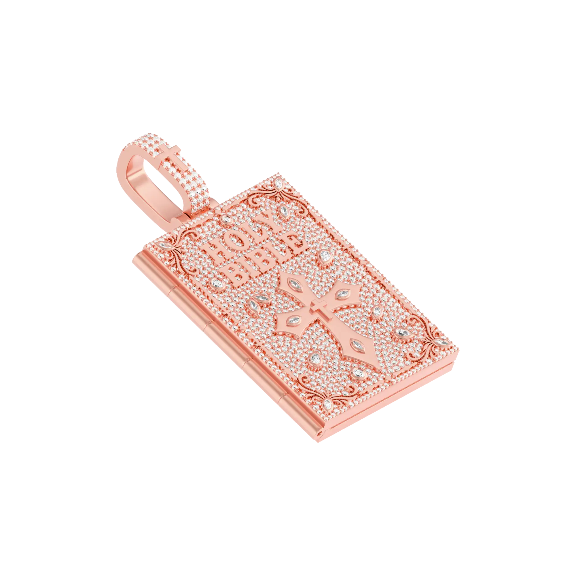 Custom Ice Bible Photo Pendant - 51mm