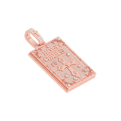 Custom Ice Bible Photo Pendant - 51mm