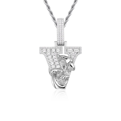 Custom Wave Font Pendant