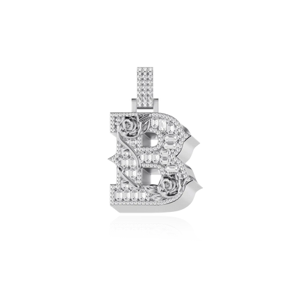 Custom Rose Font Pendant-30mm
