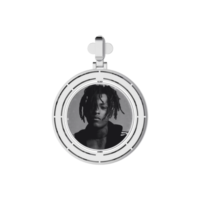 Custom Clover Pearl Reversible Photo Pendant