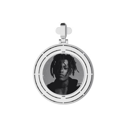 Custom Clover Pearl Reversible Photo Frame Pendant
