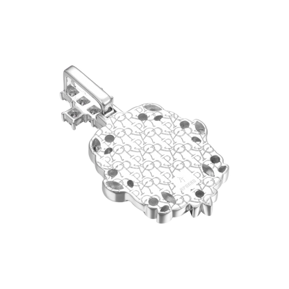 Custom Vine-wrapped Picture Frame Pendant