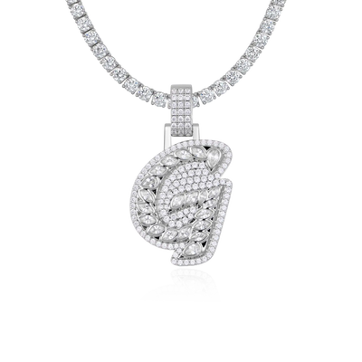 Custom 3D Lucida Font Pendant - 30mm