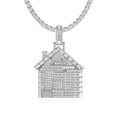 Custom House Photo Pendant