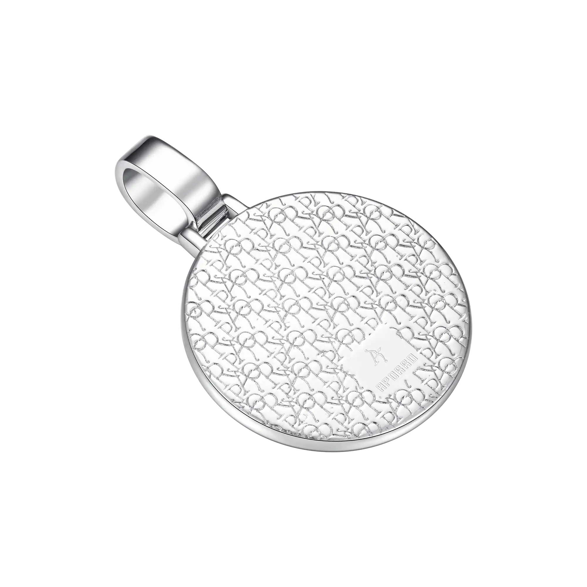 Custom Orbit Circle Frame Pendant