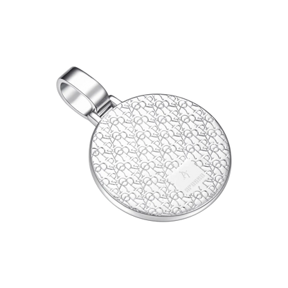 Custom Orbit Circle Frame Pendant