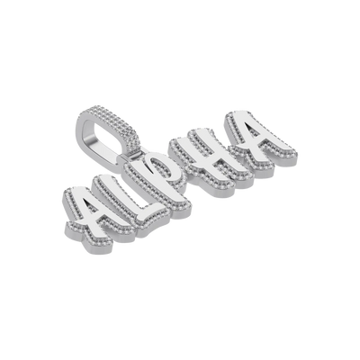 Custom Double Layer Romantic Font Letter/Font Pendant