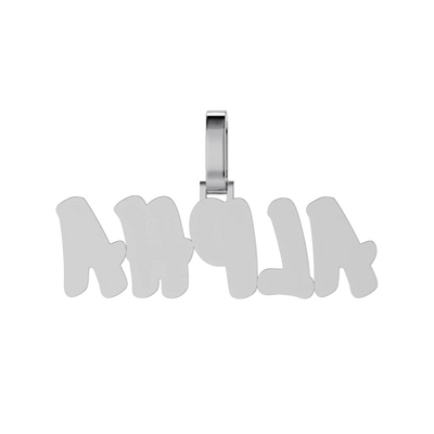 Custom Double Layer Romantic Font Letter/Font Pendant