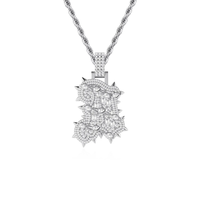Custom Willow Nail Thorn Font Pendant