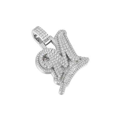 Custom Wheat Ears 3D Letter Pendant