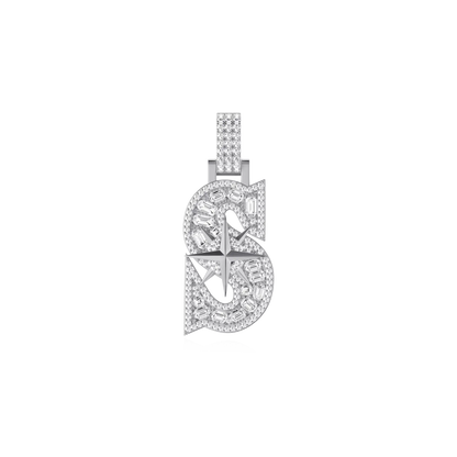 30MM Star Font Pendant