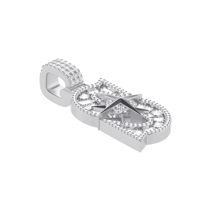 30MM Star Font Pendant