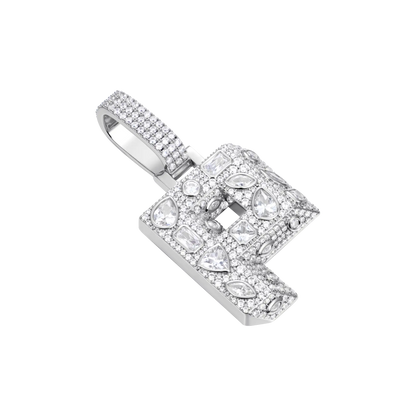 Custom Shaped Cut Three-dimensional Letter Pendant