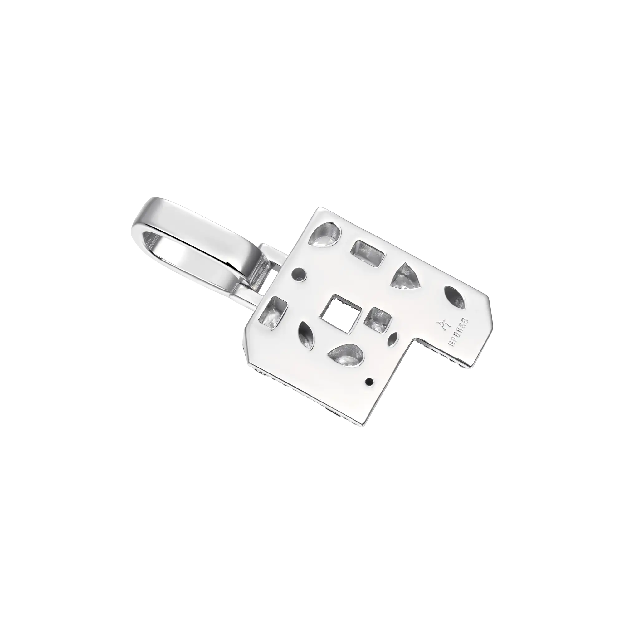 Custom Shaped Cut Three-dimensional Letter Pendant