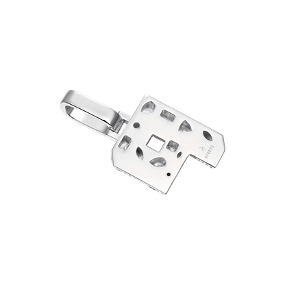 Custom Shaped Cut Three-dimensional Letter Pendant