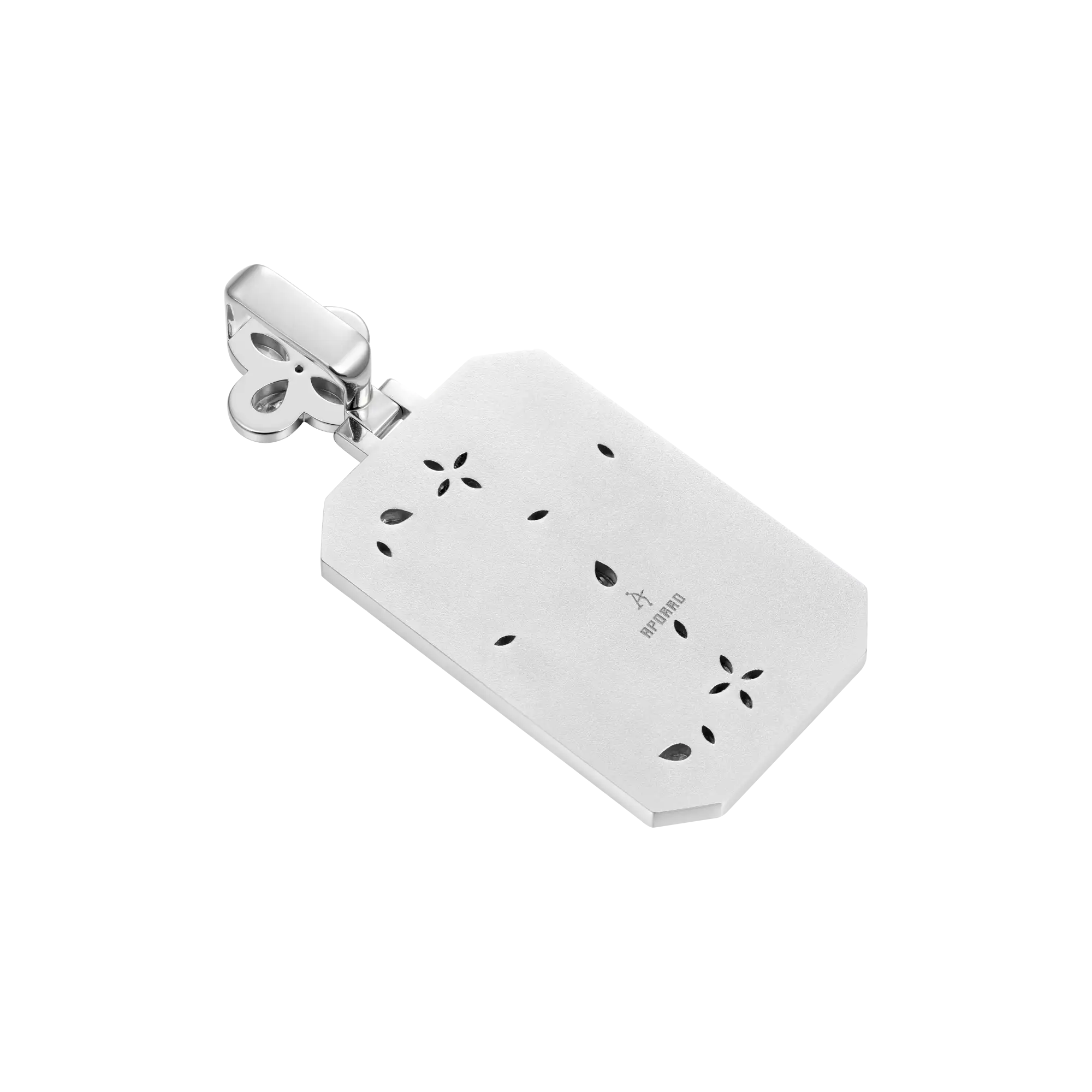 Custom Special Cut Letter Square Pendant