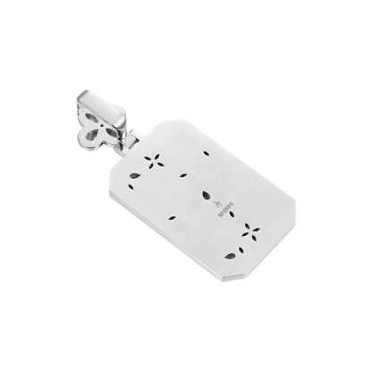 Custom Special Cut Letter Square Pendant