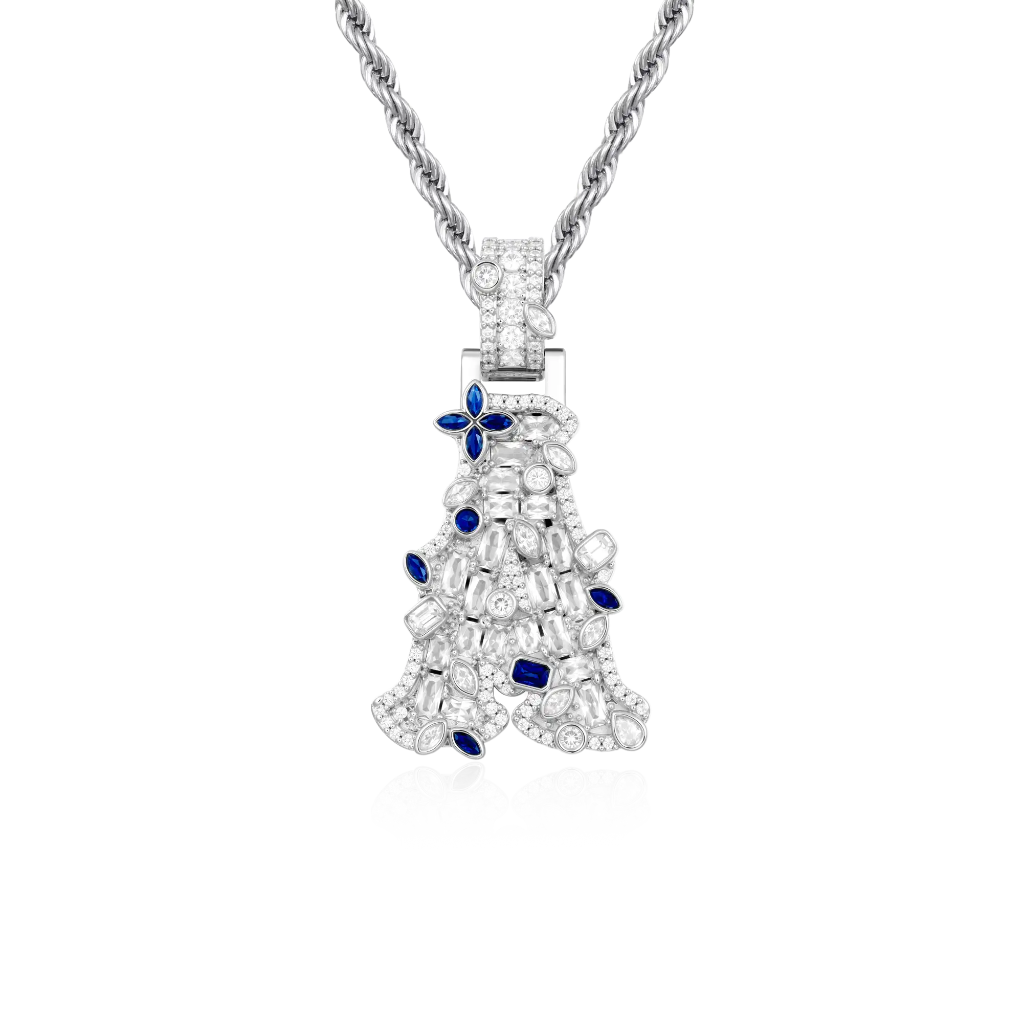 Custom Colored Bosox Font Pendant