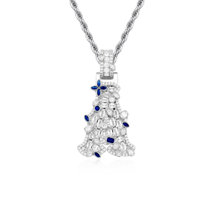 Custom Colored Bosox Font Pendant