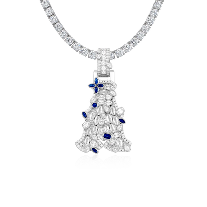 Custom Colored Bosox Font Pendant