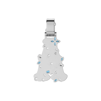 Custom Colored Bosox Font Pendant