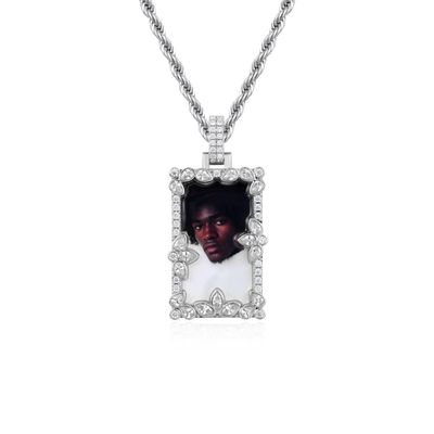 Custom Special Cut Spliced Picture Pendant