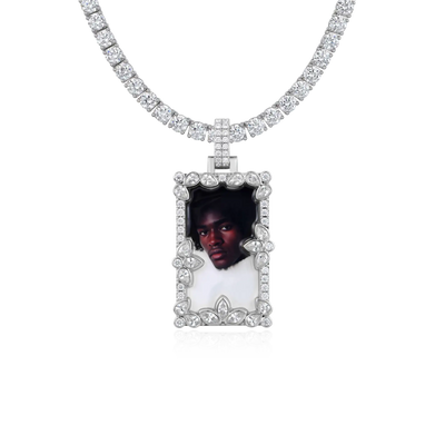 Custom Special Cut Spliced Picture Pendant