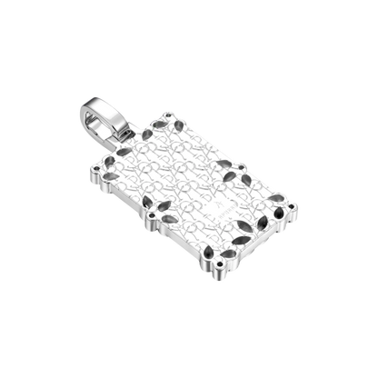 Custom Special Cut and Spliced Picture Frame Pendant