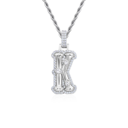 Custom Bone Font Pendant
