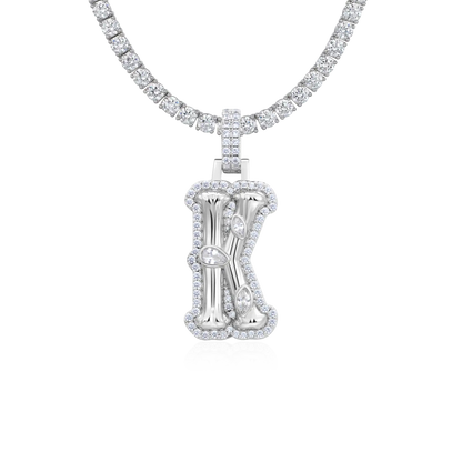 Custom Bone Font Pendant