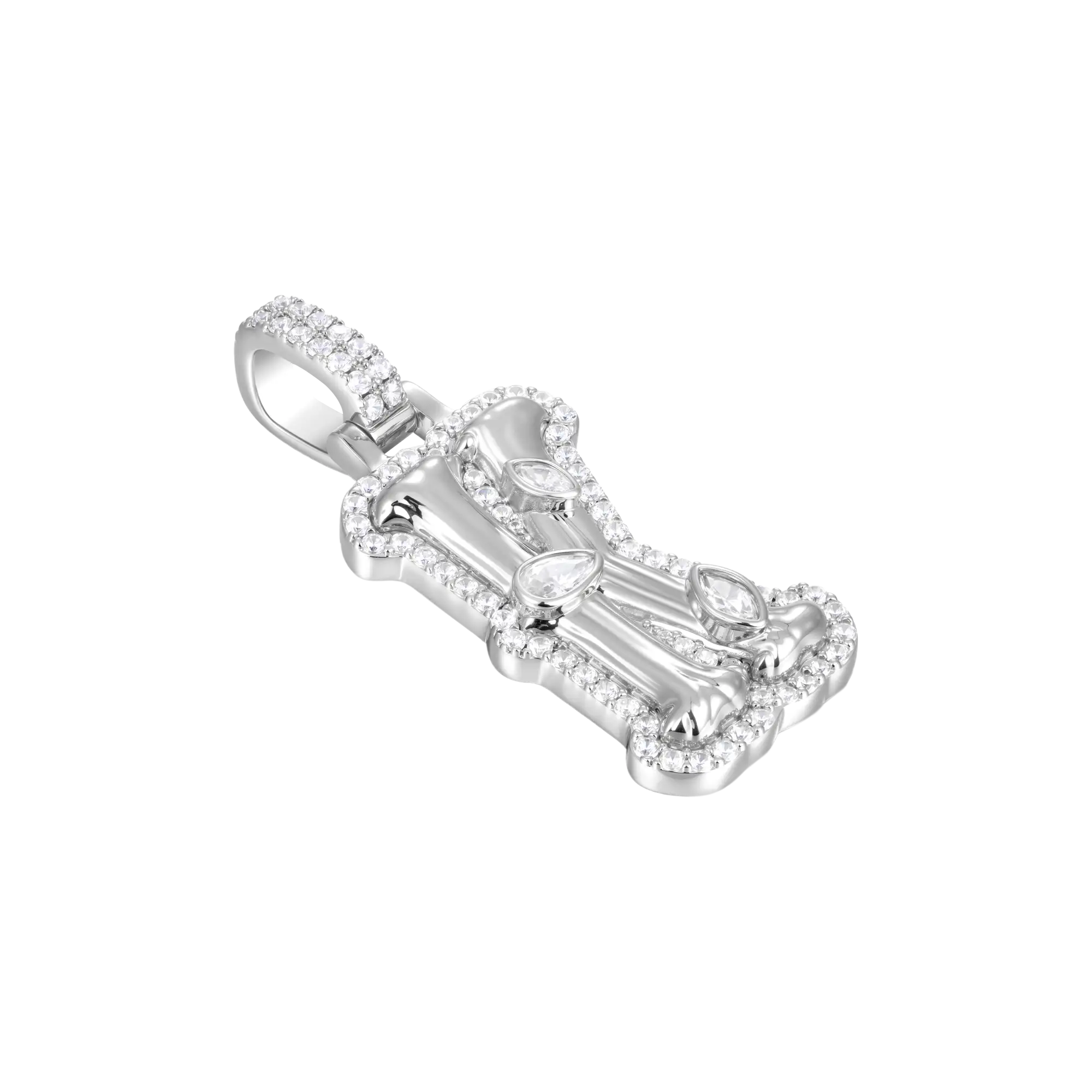 Custom Bone Font Pendant