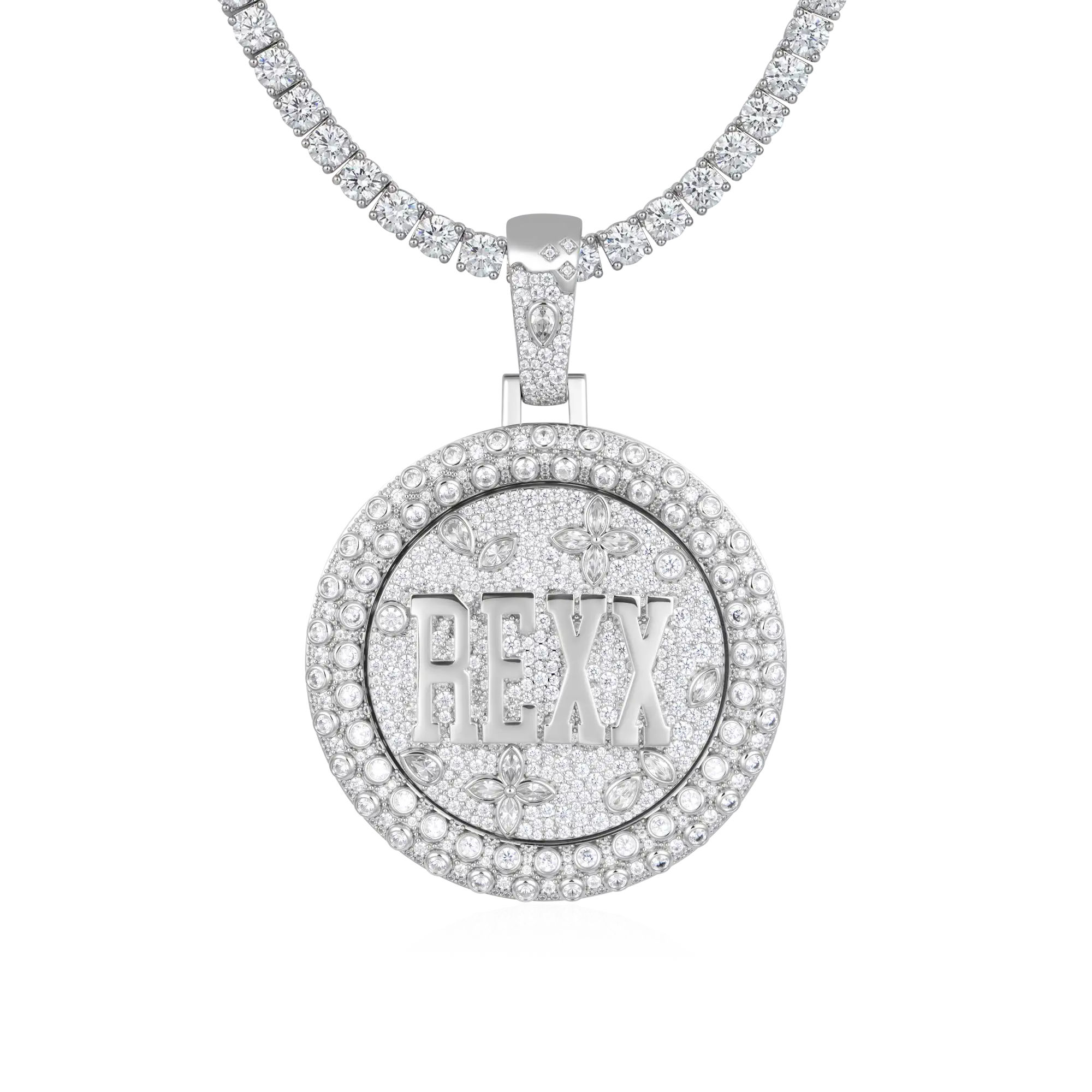 Custom Rotating Disc Pendant - 51mm