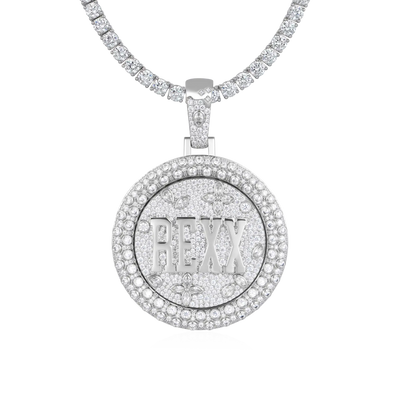 Custom Rotating Disc Pendant - 51mm