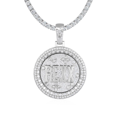 Custom Rotating Disc Pendant - 51mm