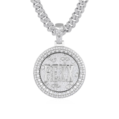 Custom Rotating Disc Pendant - 51mm
