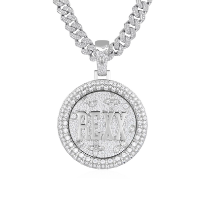 Custom Rotating Disc Pendant - 51mm