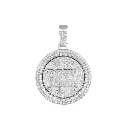 Custom Rotating Disc Pendant - 51mm