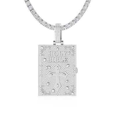 Custom Ice Bible Photo Pendant - 51mm